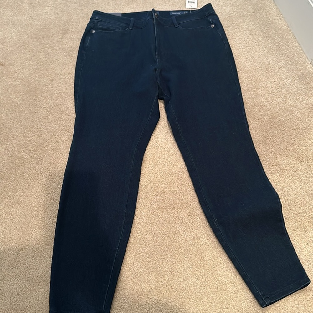 J Jill high rise denim jeggings - Picture 4 of 7